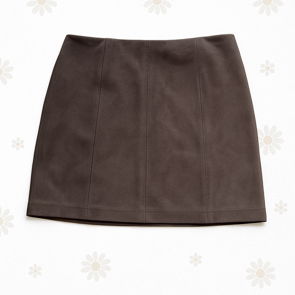 The Impeccable Pig Brown Mini Pencil Skirt for Work
